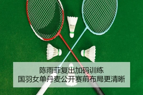 陈雨菲复出加码训练 国羽女单丹麦公开赛前布局更清晰 - MilanSports